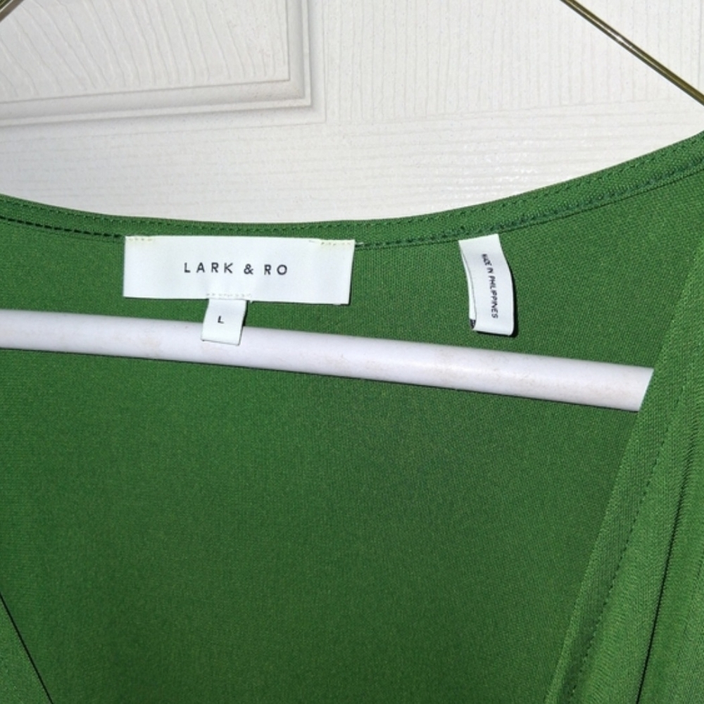 Lark & Ro Asymmetrical Green Dress - Picture 6 of 6